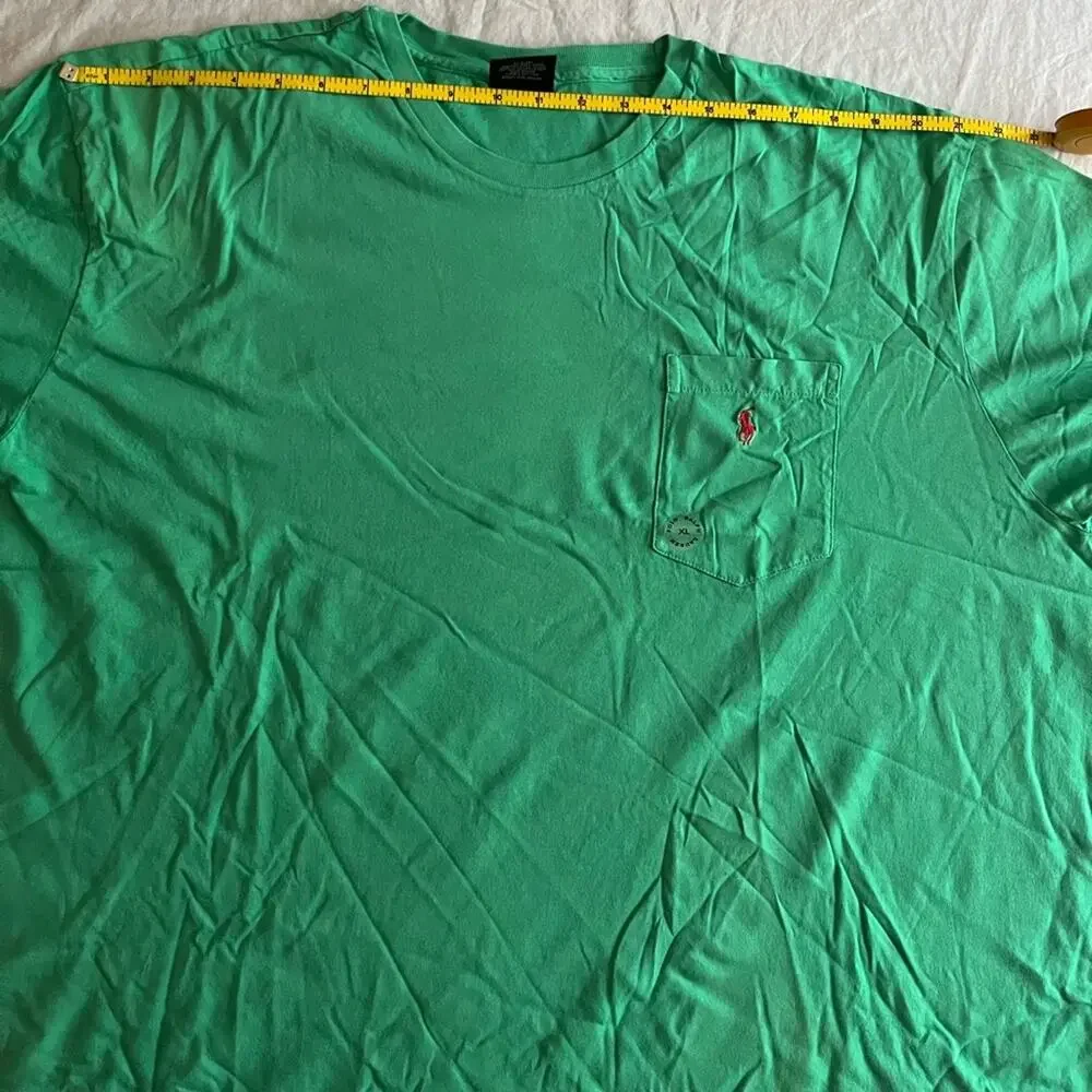 Vintage Polo Ralph Lauren Shirt Green Short Sleeve Mens XL VIntage